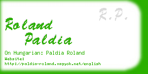 roland paldia business card